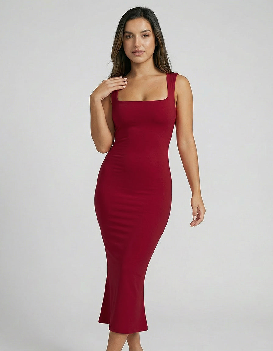 Sculpted Column Dress
