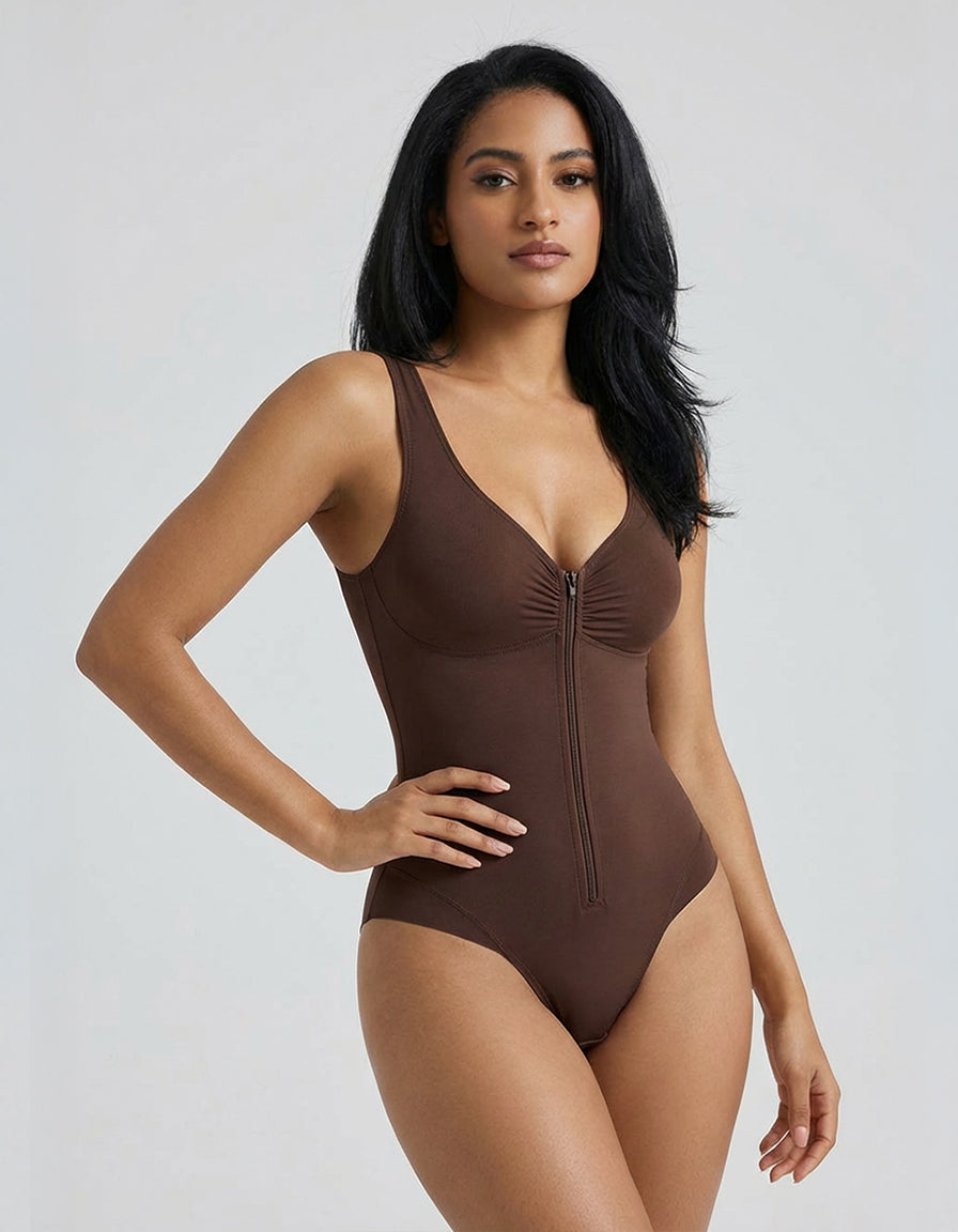 Zip Front Bodysuit